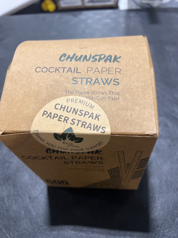 Photo 1 of [500 Bulk] 5.75 inch White Small Paper Straws for Kids, Milk Cartons, Cocktail, Coffee, Short Drinks - Eco Friendly Disposable Drinking Straws