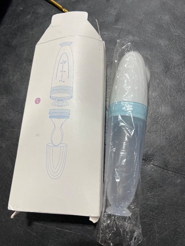 Photo 1 of Termichy Baby Food Dispensing Spoon: Squeeze Feeder Dispenser for Baby - Self Feeding Bottle Spoon