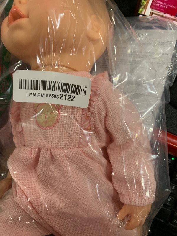 Photo 1 of Baby Born Learn to Walk Baby Doll Annabell - Blue Eyes: Realistic Features for Kids Ages 3+, Walks, Crawls, Sits & Kicks, Eyes Open & Close, Multiple Sound Effects