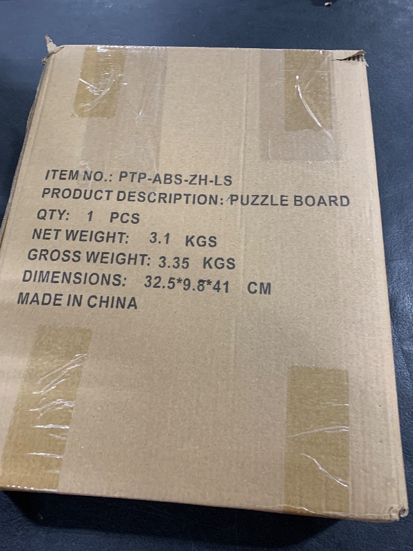 Photo 1 of 1500 Pieces Jigsaw Puzzle Board with 6 Drawers, Portable Puzzle Table for Adults, 35×26 Inch Work Surface, 3.1 KG Lightweight, Light Blue