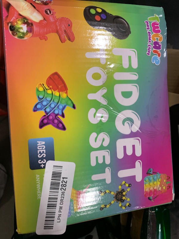 Photo 1 of 120 Pcs Fidget Toys Pack, Pop Sensory Party Favors Set Gifts for Kids Adults Boy Girl Stocking Stuffers Autistic Bulk Goodie Bag Filler Treasure Box Classroom Prizes School