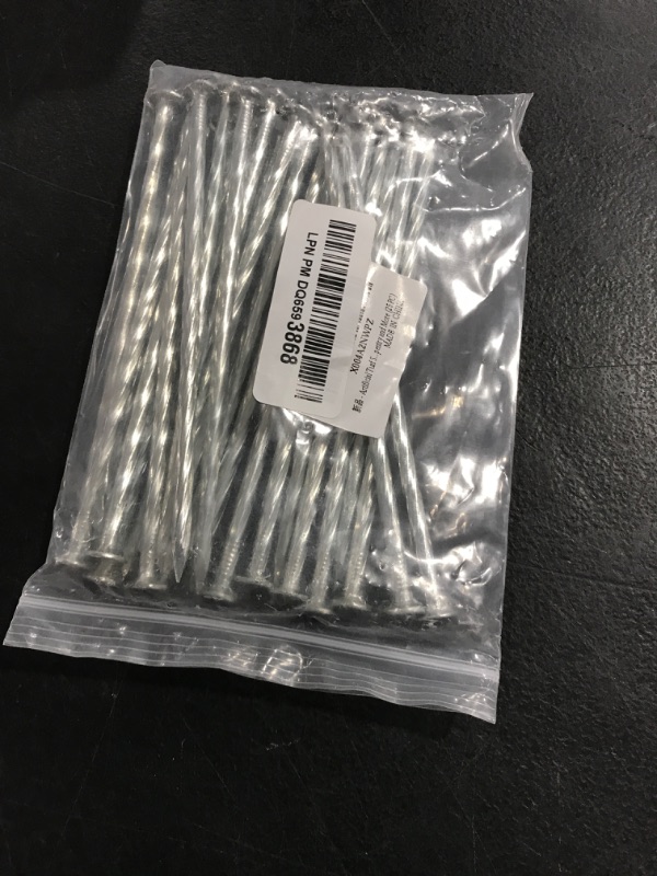 Photo 1 of Artificial Turf Stakes Galvanized Spiral Landscape Spikes 6in Weed Barrier Fabric Stakes for Paver Edging, Gardening Lawn Edging, Carpentry and More (25 PC)
