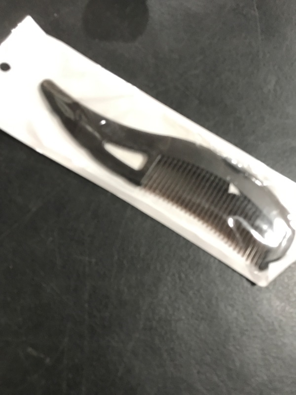Photo 1 of Dandruff Comb Fine Tooth Brown Scalp Detox Comb Lice for Women, Men & Kids Scalp Massage, Detoxing & Sweep Tool for Hair Care