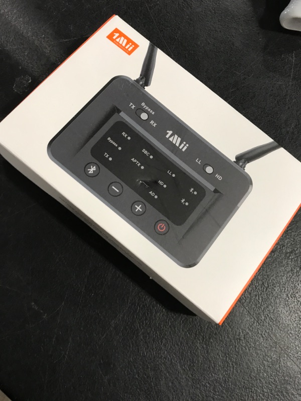 Photo 1 of 1Mii B03 Bluetooth 5.3 Transmitter Receiver for TV Home Stereo BT Headphones, aptX Low Latency & HD Bluetooth Audio Adapter, Splitter for Wired & Wireless, Optical RCA AUX 3.5mm Inputs/Outputs