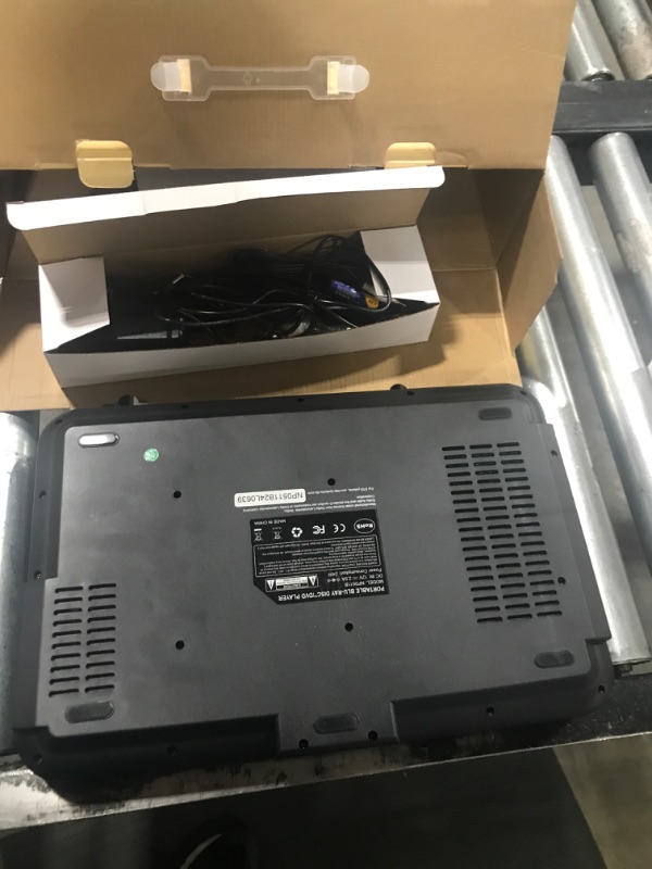 Photo 1 of 17.6" Portable Blu Ray DVD Player with 15.4" Screen, HDMI Input/Output, Sync Screen, 5 Hours Playing Time, 1080P MP4 MKV Video, Surround Audio, USB SD