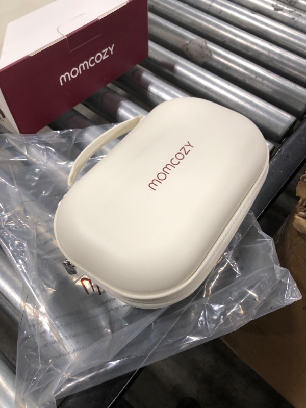 Photo 1 of Momcozy M5 Hands-Free Wearable Breast Pump, Double-Sealed Flange for Baby-Like Comfort, 3 Modes & 9 Suction Levels, Portable Electric Pump – 24mm, 2-Pack Quill Gray
