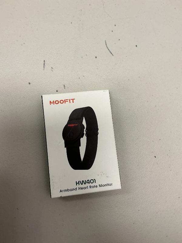 Photo 1 of moofit HW401 Heart Rate Monitor Armband, IP67 Waterproof, Support Bluetooth/ANT+, Rechargeable Optical Heart Rate Sensor Bracelet Works with Wahoo, Strava, Elite HRV