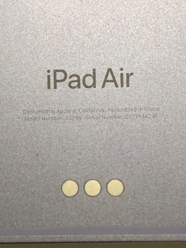 Photo 1 of Apple iPad Air 11-inch (M2): Built for Apple Intelligence, Liquid Retina Display, 512GB, 12MP Front/Back Camera, Wi-Fi 6E, Touch ID, All-Day Battery Life — Purple
