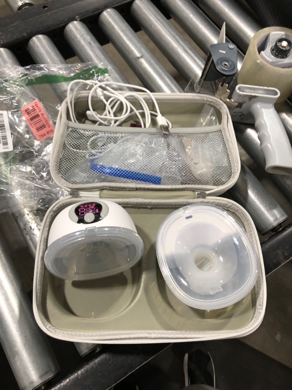 Photo 1 of Mammanuwa Electric Breast Pump - Lightweight, Portable, & Hands-Free with Baby Mouth Technology - BPA-Free, 4 Modes, 9 Levels - Elevate Your Breastfeeding Style with Mammanuwa S32 (White)
