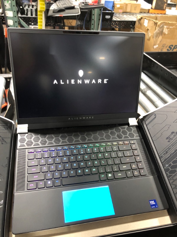 Photo 1 of Alienware X16 R2 Gaming Laptop - 16-inch QHD+ 240Hz 3ms Display, Intel Core Ultra 9-185H, 32GB LPDDR5X RAM, 1TB SSD, NVIDIA GeForce RTX 4080 12GB GDDR6, Windows 11 Home, Onsite Service - Lunar Silver