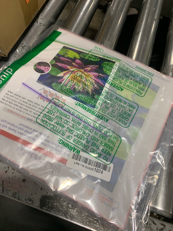 Photo 1 of AllAboutEmbroideryUA Bead Embroidery kit Water Lily DA-2111 Beaded Cross Stitch Floral kit