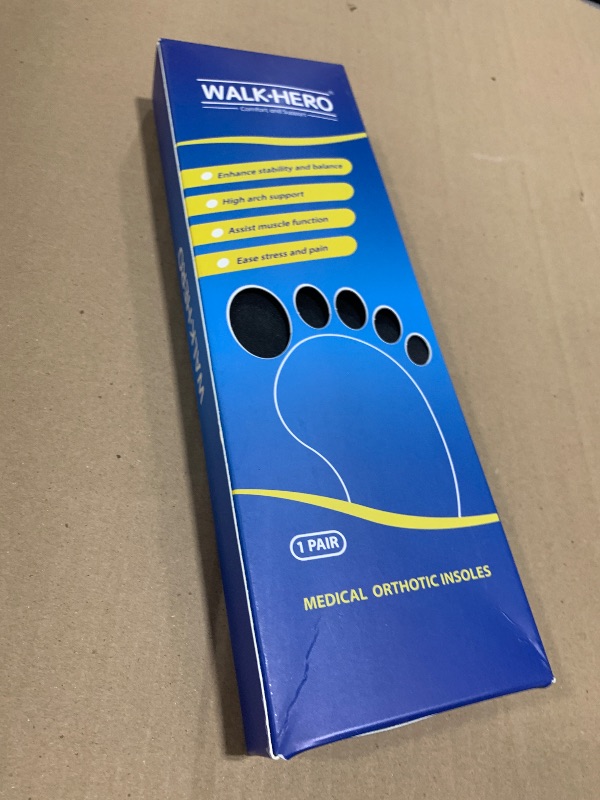 Photo 1 of Arch Support Inserts for Men Women - Plantar Fasciitis High Arch Support Insoles, Orthotics Shoe Inserts for Flat Feet, Foot Pain Relief Shock Absorption and Cushioning (Mens 16-16 1/2)
