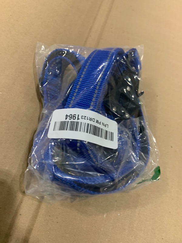 Photo 1 of GEIT 4/5/6FT Heavy Duty Dog Leash, 2 Handles Reflective Rope Leashes, Walking Lead with Quick Release/Locking Tactical Frog Clip for Small Medium and Large Dogs, Blue