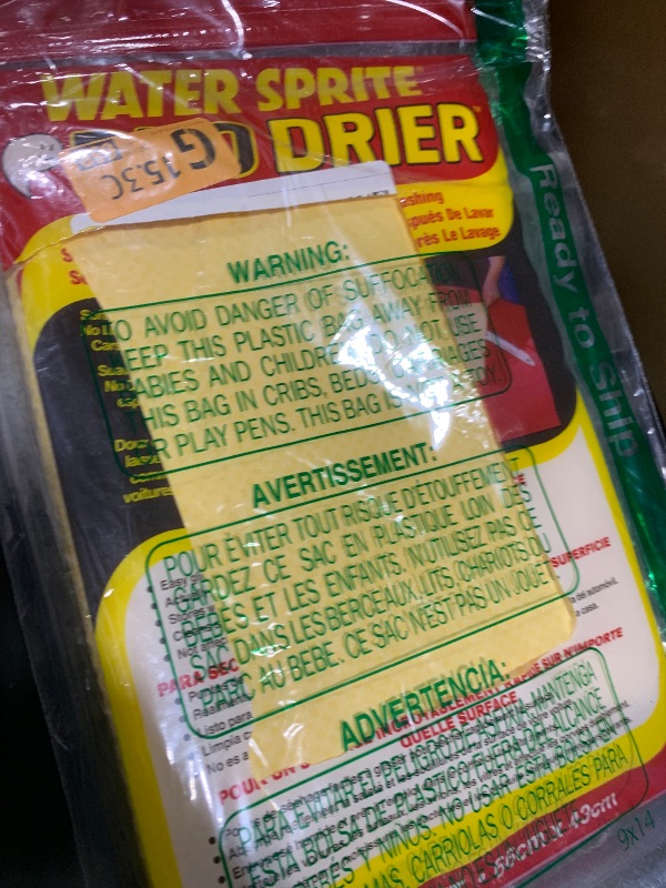 Photo 1 of S.M. Arnold Water Sprite Zippy WSY3-2 Drier-Resistant to Most Chemicals and unharmed by Grease and Oil-Speedily Dries Cars Spot Free After Washing
