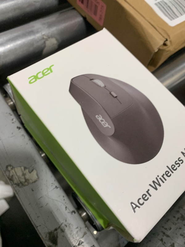 Photo 1 of acer Ergonomic Mouse Wireless, 1000/1200/1600 Adjustable DPI Vertical Mouse with 6 Buttons, Rechargeable Ergo Mice with 2.4GHz USB Receiver for Computer, Laptop, PC, iMac and Desktop