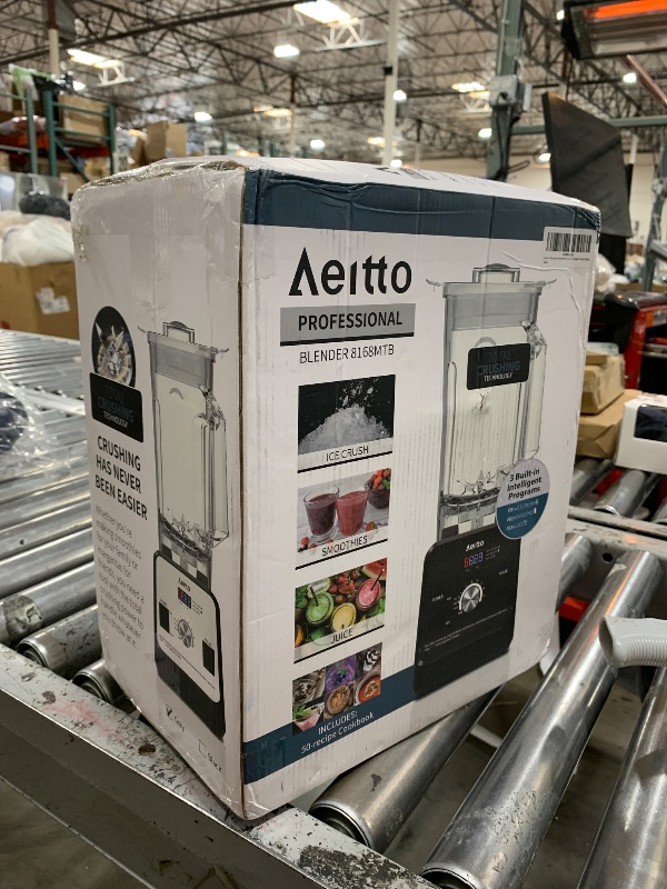 Photo 1 of Aeitto Blender, Blenders for Kitchen with 1500-Watt Motor, 68 Oz Large Capacity, Professional Countertop Blenders for Ice Crush, Frozen Drinks (Silver)