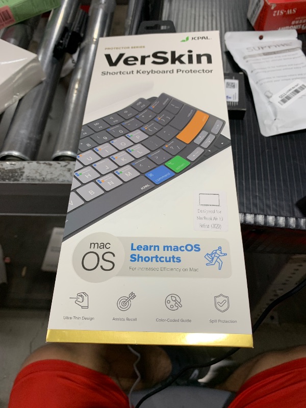 Photo 1 of JCPal MacOS Shortcut Guide Keyboard Cover for 2020 MacBook Air 13" (US-Layout)