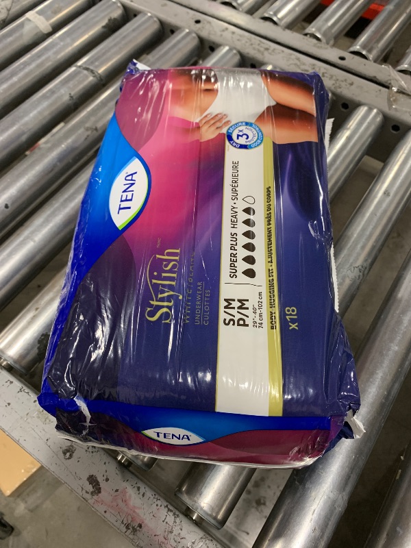 Photo 1 of :TENA Incontinence Underwear for Women, Super Plus Absorbency, Small/Medium, 18 Count