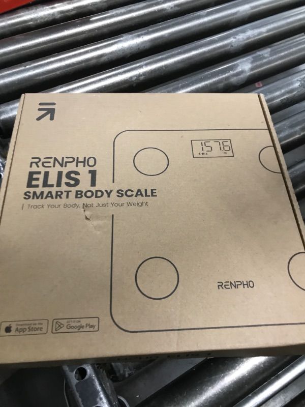 Photo 1 of RENPHO Smart Scale for Body Weight, FSA HSA Eligible, Digital Bathroom Scale BMI Weighing Bluetooth Body Fat Scale, Body Composition Monitor Health Analyzer with Smartphone App, 400 lbs - Elis 1