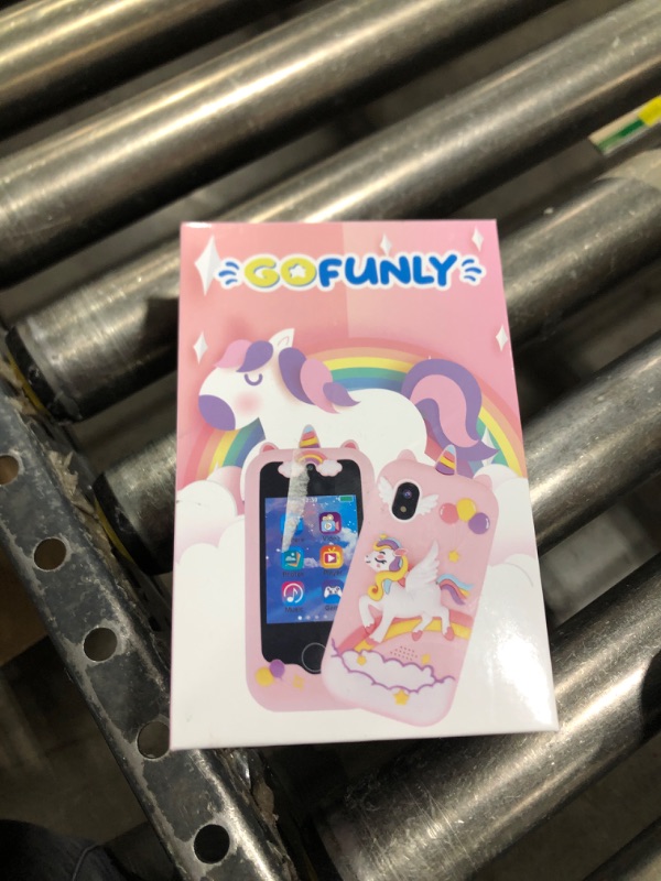 Photo 1 of Kids Smart Phone for Girls, Birthday Gifts for Kids Age 3-12, Toddler Smart Phone Learning Educational Toy Pretend Play Phones with Educational Games