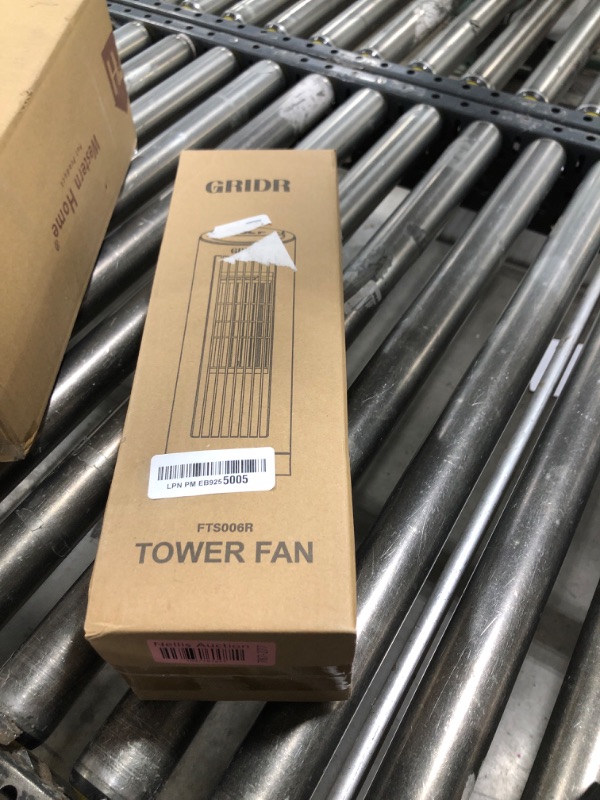Photo 1 of GRIDR Tower Fan for Bedroom (2025 New), Quiet Safe Bladeless with Remote, Portable Desk Fan with 80° Oscillation, 3 Speeds, 4 Modes, 12H Timer, 13" Table Fan for Home Office kitchen Yoga