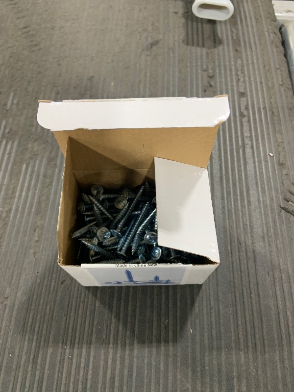 Photo 1 of (100 pcs) Wensilon #10×2" Phillips Truss Head Wood Screws Galvanized Iron Quick Metal Self Tapping…