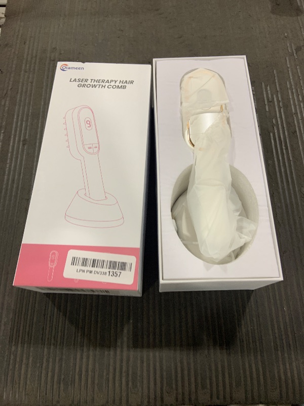 Photo 1 of Oiameen Red Light Therapy for Hair Growth, 3 in 1 Laser Hair Growth Comb with 59 Lamp Beads, Red Light Brush with Massage Timer, Promotes Regrowth & Prevents Loss