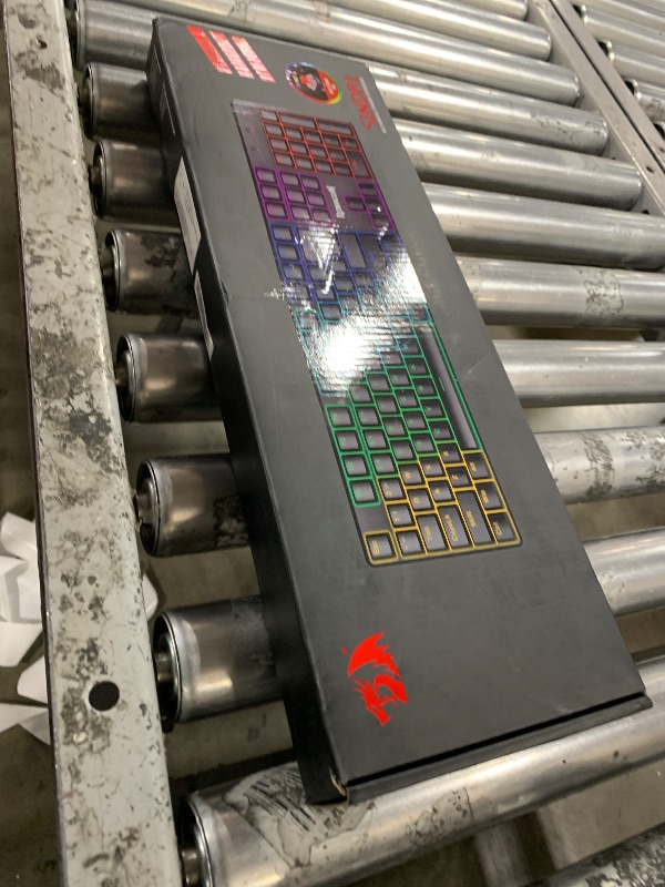 Photo 1 of Redragon Mechanical Gaming Keyboard Wired, 11 Programmable Backlit Modes, Hot-Swappable Red Switch, Anti-Ghosting, Double-Shot PBT Keycaps, Light Up Keyboard for PC Mac