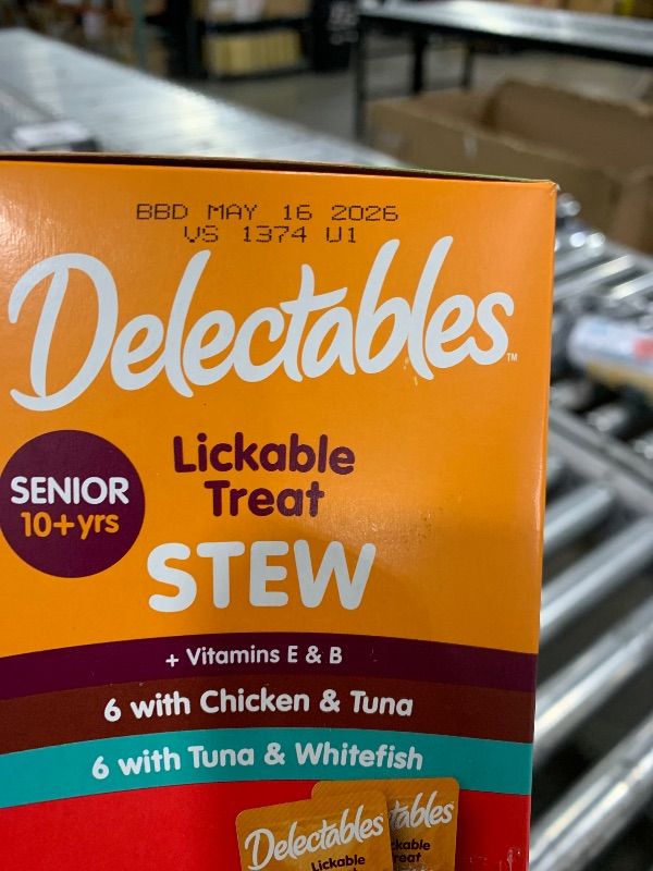 Photo 1 of Hartz Delectables Stew Senior Cat Treat Variety Pack, 12 Count