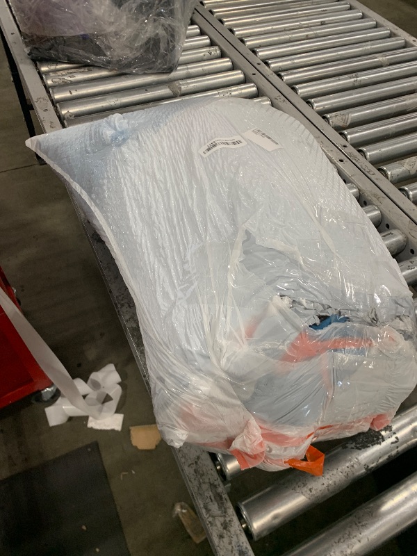 Photo 1 of JOLLYVOGUE Queen Comforter Set Seersucker 7 Pieces, Teal Comforter, Soft Bed in a Bag Queen Size, All Season Bedding Set with Comforter, Flat Sheet, Fitted Sheet, Pillowcases, Pillow Shams