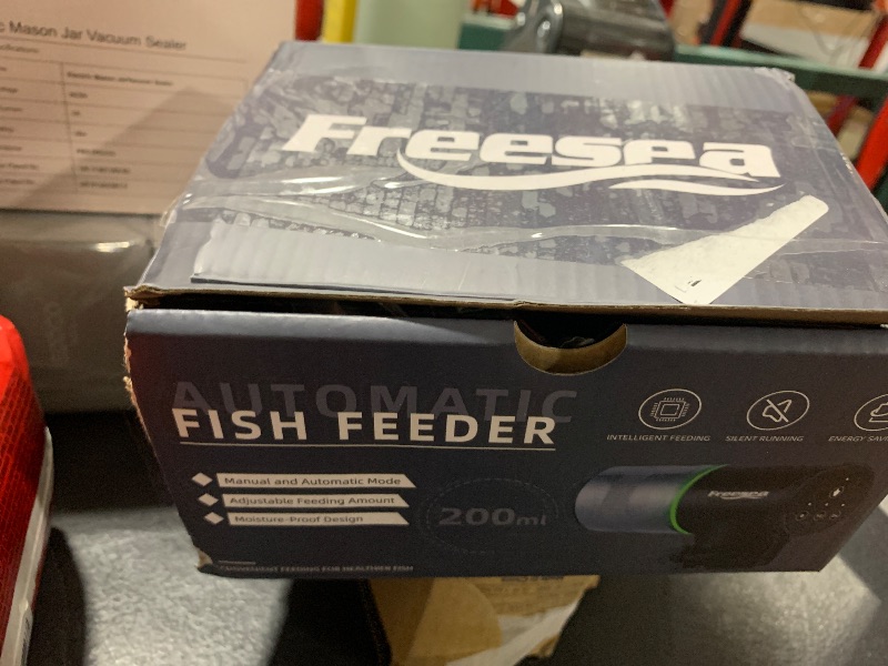 Photo 1 of FREESEA Automatic Fish Feeder for Aquarium: Auto Fish Food Dispenser with Timer for Small Tank Betta Turtle - Battery Vacation Self Feeding for Flakes