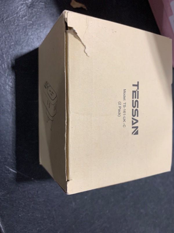 Photo 1 of UK Adapters for Travel 2 Pack, TESSAN Type G US to UK Plug Adapter with 4 Outlets 3 USB Charger(1 USB C Port), Power Adaptor for USA to Ireland Scotland Dubai Hong Kong England British Kenya London