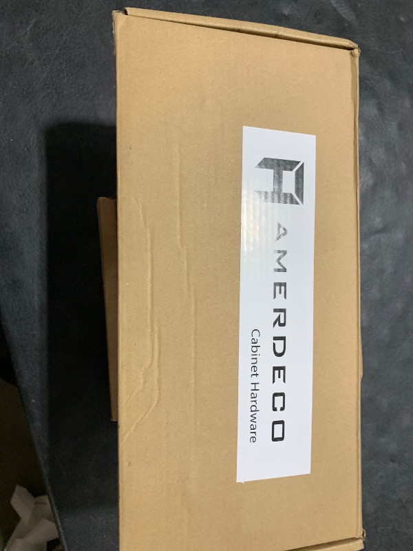 Photo 1 of Amerdeco 10 Pack Brushed Satin Nickel Cabinet Pulls 10 Inch Hole Centers Kitchen Cabinet Hardware,Solid Cabinet Handles for Bathroom Drawer Handles IH0005