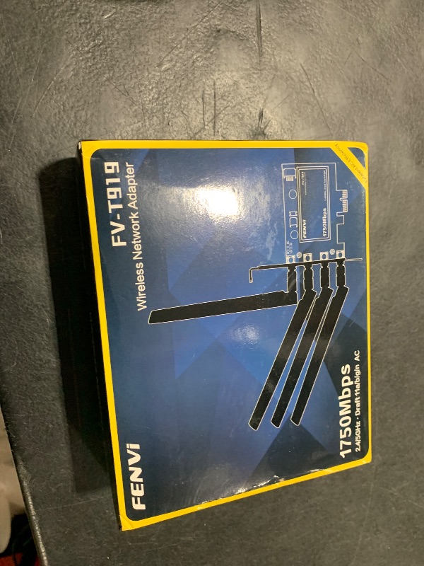 Photo 1 of FENVi T919 WiFi Card PCI-E Network Adapter Continuity Handoff BCM94360CD WiFi Card for macOS Windows 7 8 10 11 Native Airport BT4.0 1750Mbps Dual Band 802.11ac Beamforming WLAN Cataline Mojave OS X