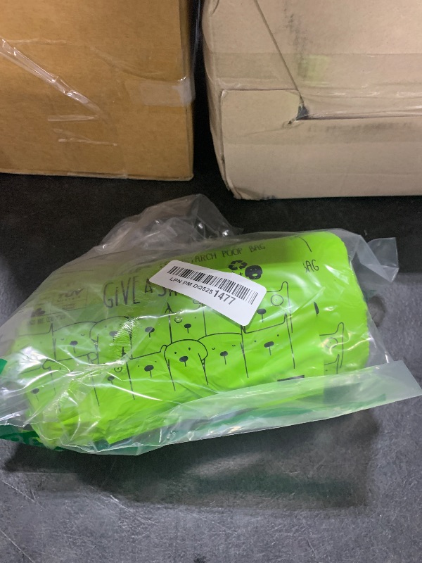 Photo 1 of 100% Certified Home Compostable Dog Poop Bags with Handles - 10% to Charity - ASTM D6400 & EN 13432 Compliant Large Poop Bags - 240 Bags - Large Pantry Roll of Plant Based Compostable Poop Bags