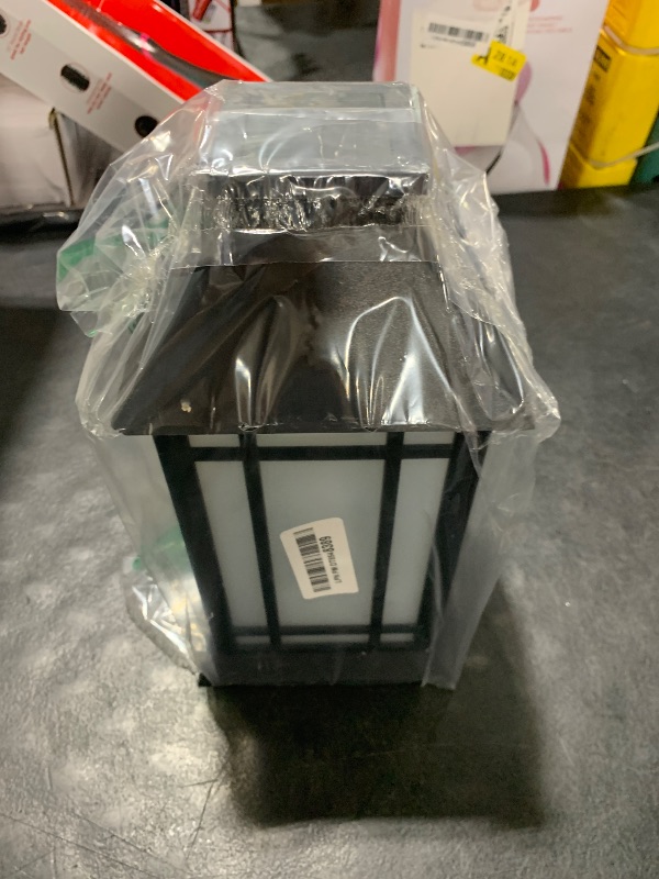Photo 1 of 11" Solar Lantern Outdoor Garden Hanging Lanterns Waterproof LED Vintage Flickering Flame Lanterns for Patio, Table, Party.