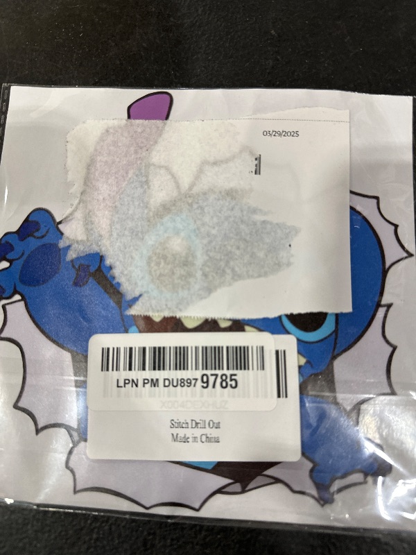 Photo 1 of Stitch Drill out Cartoon Funny Vinyl Decal, Sticker for Cars, Windows, Laptops and More