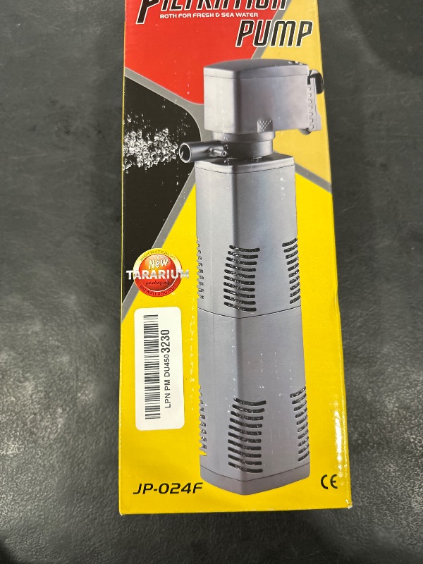 Photo 1 of Aquarium Filter for 40-150 Gal. Tank Crystal 300GPH Biochemical Filtration Powerful Pump Submersible Internal Fish Tank Filters Large Tank Pond Clear Wavemaker Air Supply 4 in 1
