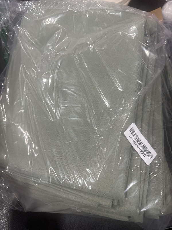 Photo 1 of Fitable 6 Pack Sage Green Rectangle Table Clothes - 70 x 120 Inch - Wrinkle and Stain Resistant Fabric Tablecloths, Washable Polyester Table Covers for Wedding, Party, Banquet, Formal Events