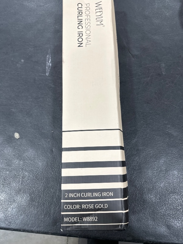 Photo 1 of Curling Iron 2 Inch, Large Barrel Curling Wand for Hair, Ceramic Long Barrel Hair Curling Iron Dual Voltage
