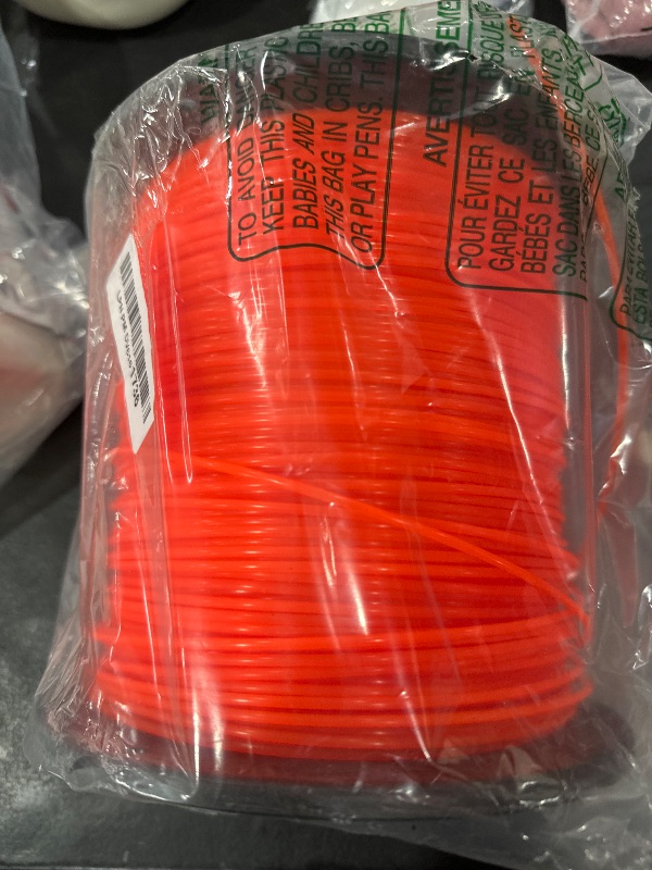 Photo 1 of KAKO 105 Trimmer Line, Heavy Duty Trimmer Line .105, 105 Weed Eater String, 0.105Inch-1038Ft-5Lb, Round 0.105 String Trimmer Line, Weed Eater String .105 Fits Most of String Trimmers(Orange)