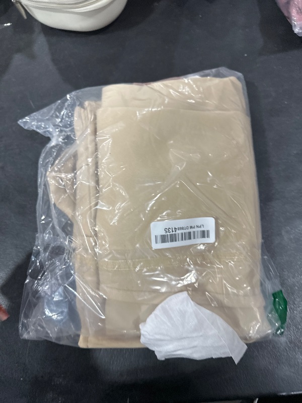 Photo 1 of NICETOWN Room Darkening Curtain Panels for Cafe, Thermal Insulated Grommet Room Darkening Draperies/Drapes for Window (Biscotti Beige, 2 Panels, W34 x L48 -inch)