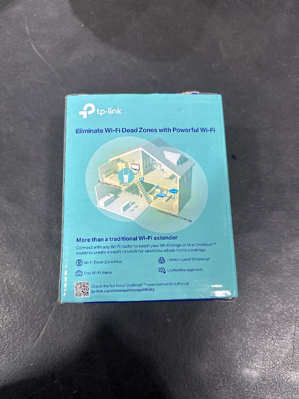 Photo 1 of TP-Link AC1200 WiFi Extender, 2024 Wirecutter Best WiFi Extender, 1.2Gbps home signal booster, Dual Band 5GHz/2.4GHz, Covers Up to 1500 Sq.ft and 30 Devices ,support Onemesh, One Ethernet Port (RE315)