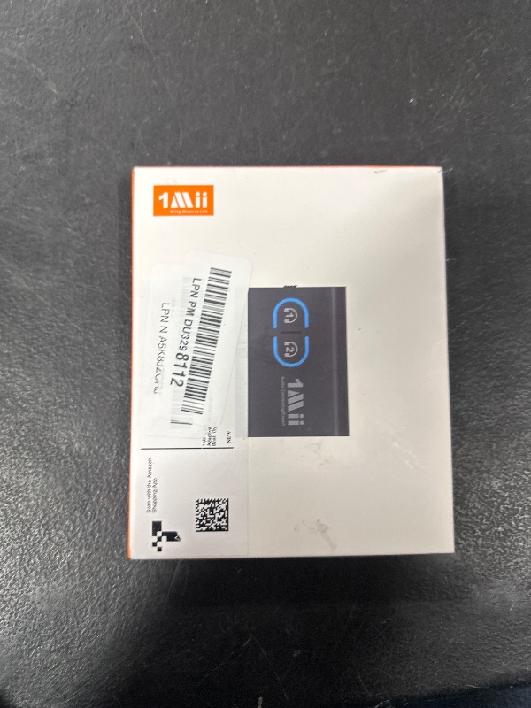 Photo 1 of 1Mii Bluetooth 5.3 Transmitter Receiver for TV to Wireless Headphones, Dual Link AptX Adaptive/Low Latency/HD Audio, Aux Adapter for Home Stereo, Airplane, Boat, Gym