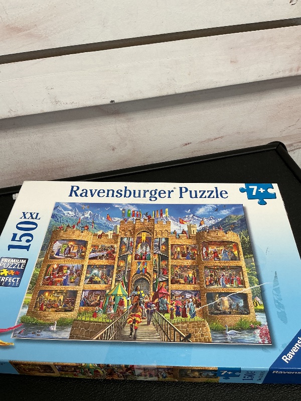 Photo 1 of Ravensburger Castle Cutaway - 150 Piece Jigsaw Puzzle for Kids | Medieval Life Theme | Durable Puzzle Pieces | Ideal for Cognitive Development | Great Gift for Ages 4-8