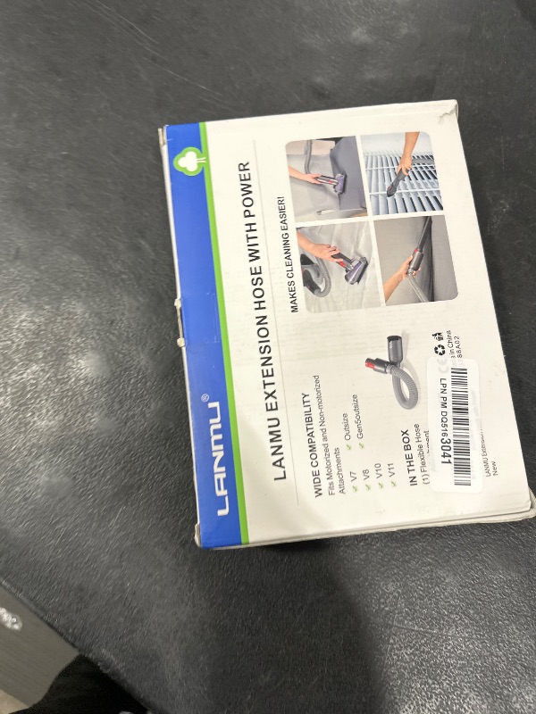 Photo 1 of LANMU Upgraded Extension Hose with Electrical Connection Compatible with Dyson V7 V8 V10 V11 Cordless Vacuum Motorized & Non-motorized Attachments, 35" Vacuum Hose and Trigger Lock Accessories