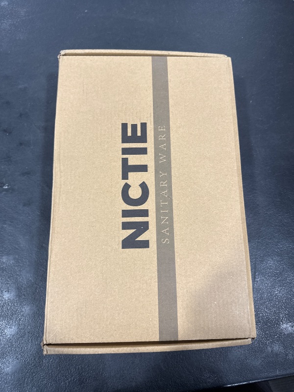 Photo 1 of NICTIE Black Bathroom Faucet Vessel Single Hole Bathroom Sink Faucet Tall Single Handle Matte Black Bathroom Faucet with Pop-up Drain ?Tall, Matte Black