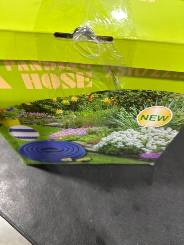 Photo 1 of Expanding Garden Hose 75 ft - Expandable Garden Hoses Leak-Proof with 4 -Layer Latex Core - 2025 Version/New Patented,Lightweight, Durable, No-Kink Flexible Retractable Water Hoses