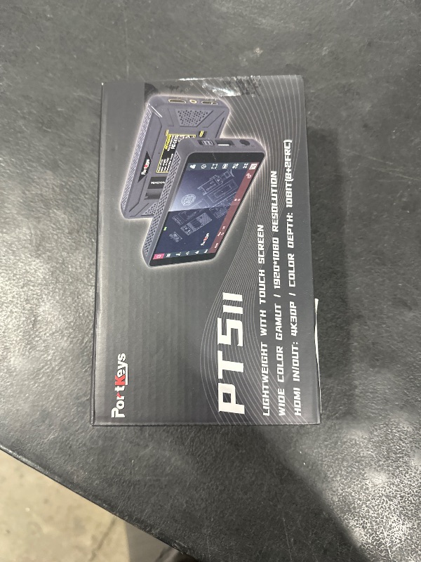 Photo 1 of Portkeys PT5 II Touchscreen Camera Field Monitor 5 inch 4K30P Input/Output Wide Color Gamut New Peaking 3D LUT Video Assist Luma RGB Waveform for DSLR (PT5 II)