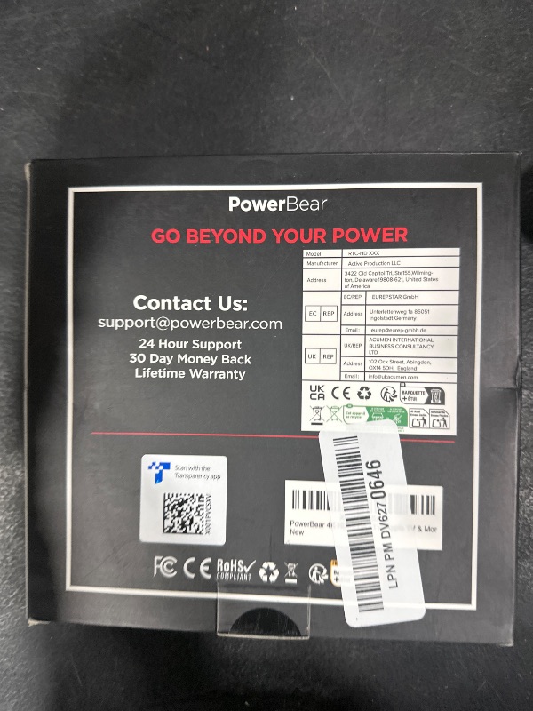 Photo 1 of PowerBear 4K HDMI Cable 15 ft | High Speed Hdmi Cables, Braided Nylon & Gold Connectors, 4K @ 60Hz, Ultra HD, 2K, 1080P, ARC & CL3 Rated | for Laptop, Monitor, PS5, PS4, Xbox One, Fire TV, & More
